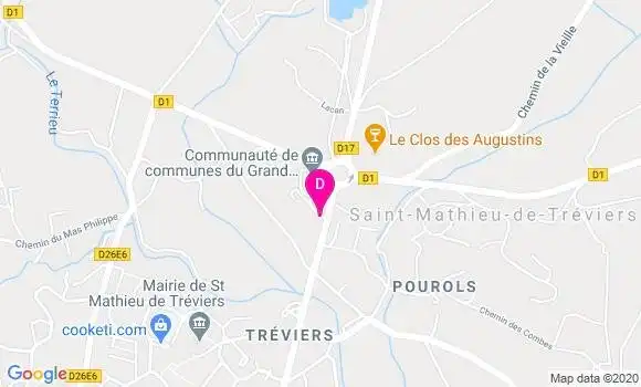 Localisation Vincent Mouliade