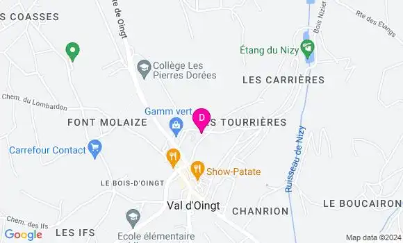 Localisation Raphaël Mauro
