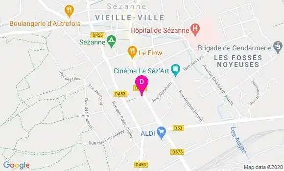 Localisation Laurence Huwart