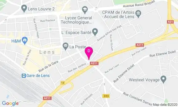 Localisation Fabrice Harlet