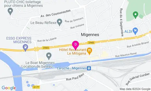 Localisation Pauline Berhaut