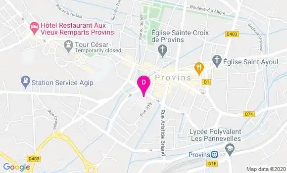 Localisation Amandine Gandon