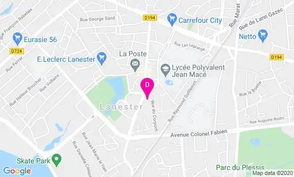 Localisation Claire Amestoy Choimet