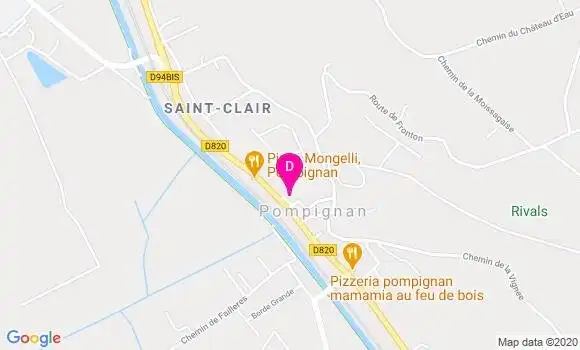 Localisation Sandrine Fenoll Taupiac