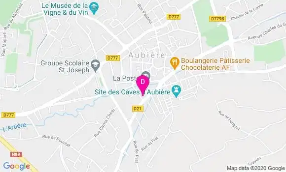 Localisation Thomas Hervet