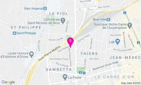 Localisation Muriel Attia Vermant