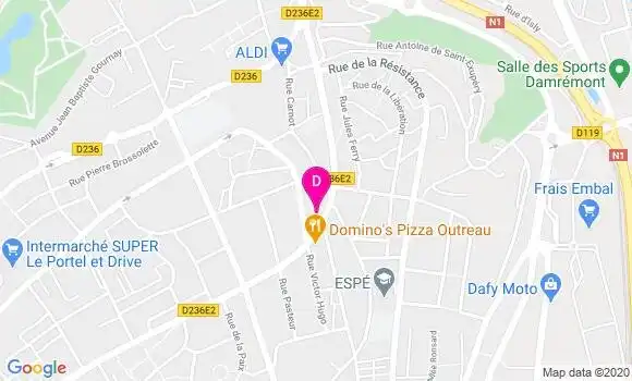 Localisation Dimitri Dausque