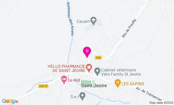 Localisation Lucie Troubat
