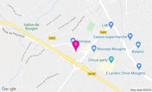 Localisation Jean David Morgand