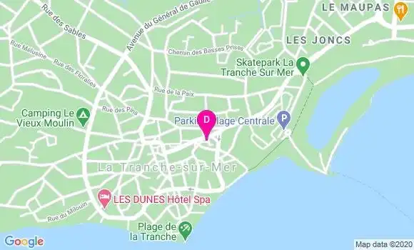 Localisation Sandra Fetiveau