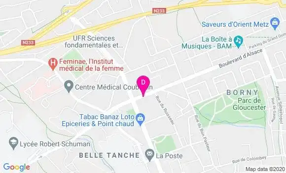Localisation Cecile Bauer