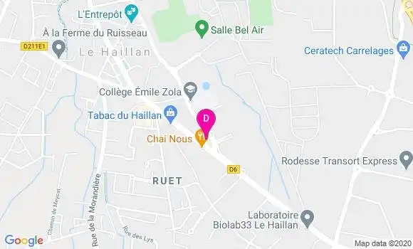 Localisation Nathalie Devert