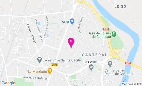 Localisation Jean Marc Sabathier