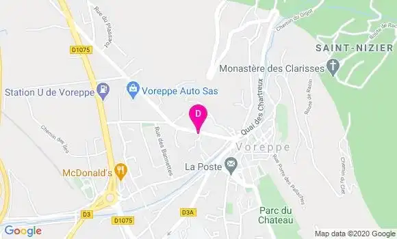 Localisation Thomas Bernard