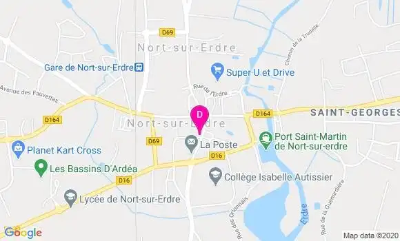 Localisation Claudine Delestre Gouzien