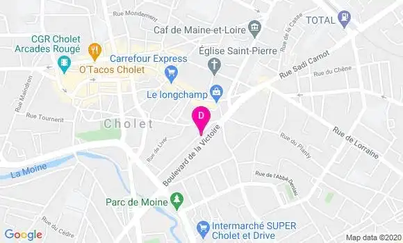 Localisation Catherine Bruneau