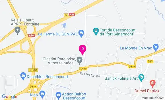 Localisation Jean Billotte