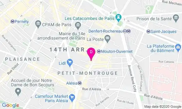 Localisation Agathe Bres
