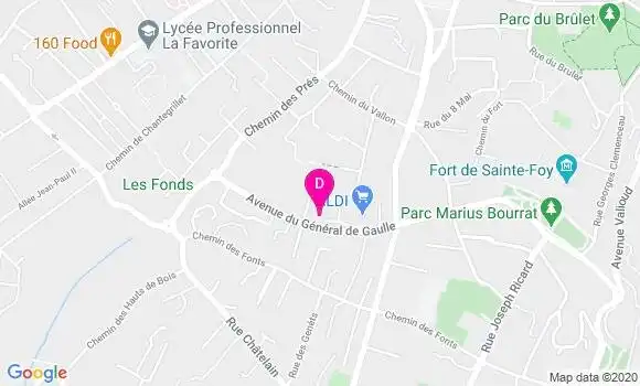 Localisation Camille Favier