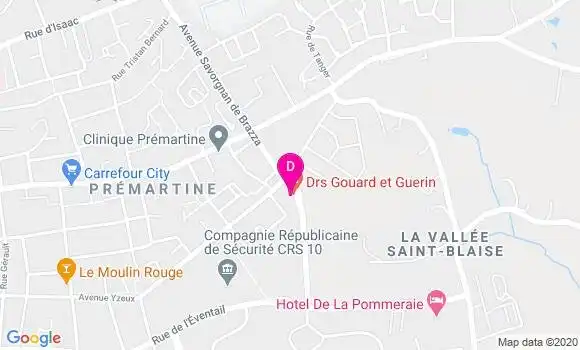 Localisation Xavier Gouard