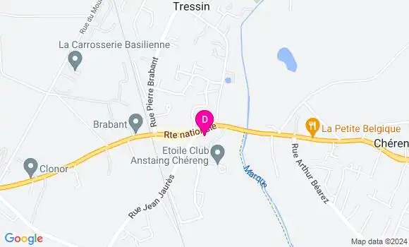 Localisation Prescillia Baly