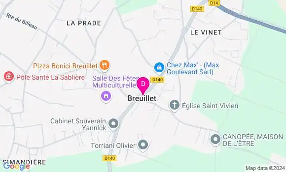 Localisation Quentin Lerno