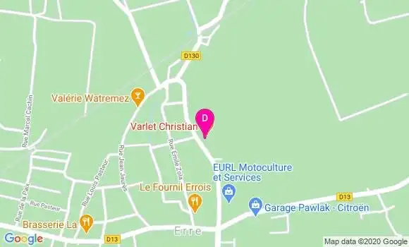 Localisation Christian Varlet