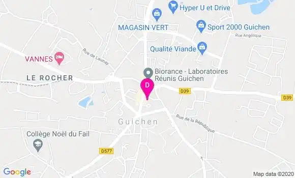 Localisation Pascale Rhioui Roquier
