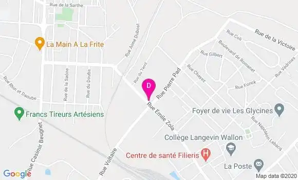 Localisation Emilie Bancourt