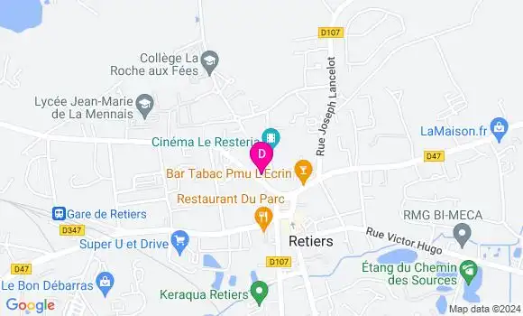 Localisation Laure Deniaud