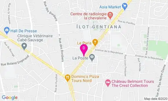 Localisation Adrien Esteves