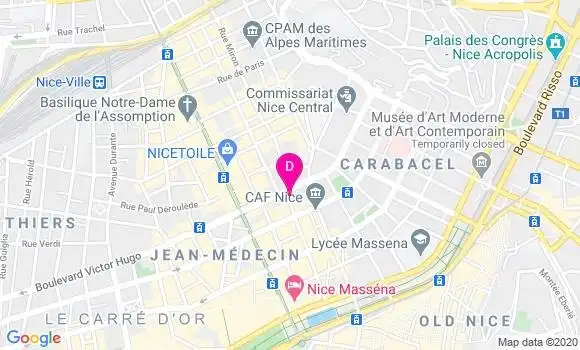 Localisation Jean Baptiste Caporossi