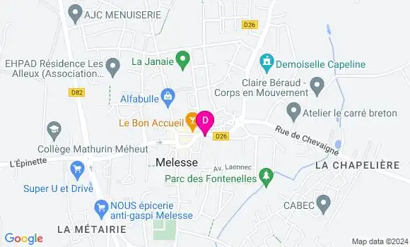 Localisation Lucie Travert