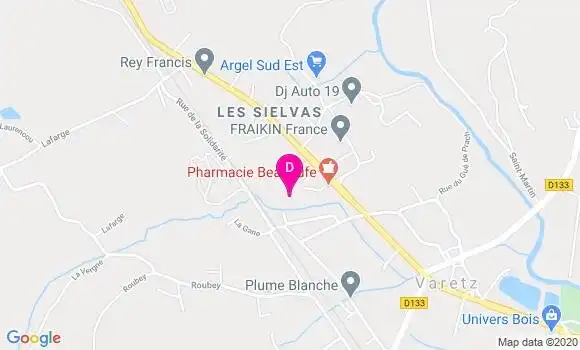 Localisation Alexandre Deby