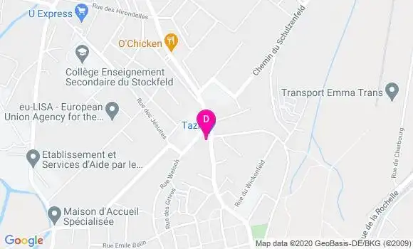 Localisation Denis Ehrmann
