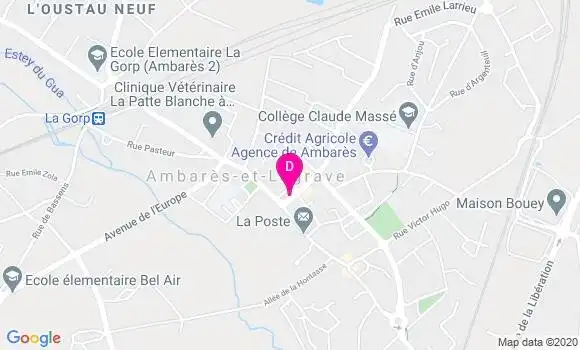 Localisation Martine Gentner