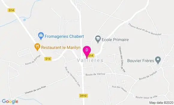Localisation Sylvain Milleret