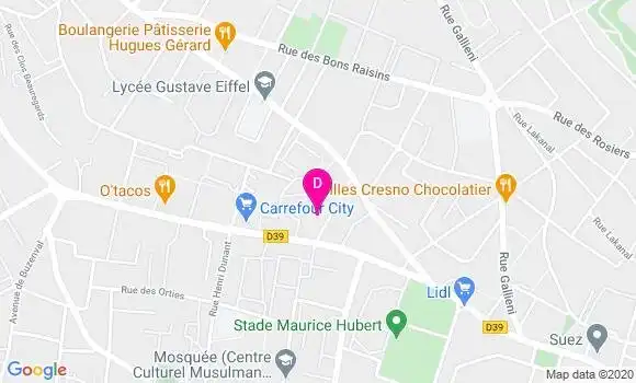 Localisation Charlotte Lecompte