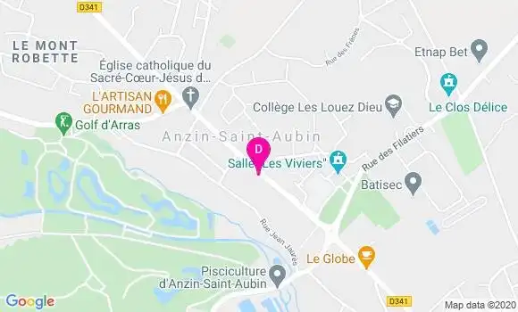 Localisation Mathieu Dericquebourg