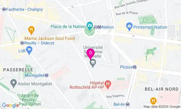 Localisation Marjorie Lamarre