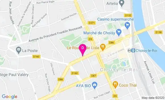 Localisation Bruno Mahoun