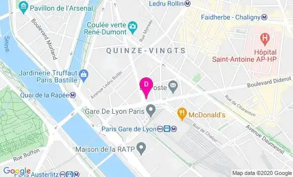 Localisation Laurent Metra