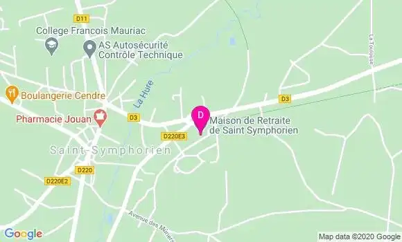Localisation Odile Monserat