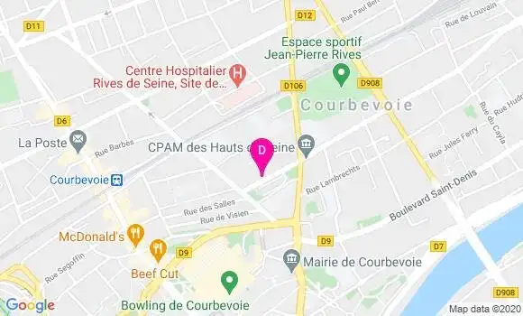 Localisation Vanessa Amar Cohen Solal