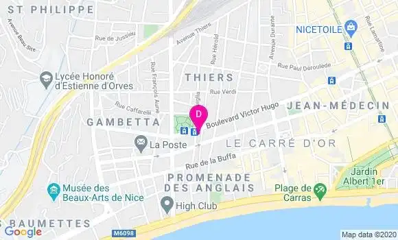 Localisation Fanny Quentric