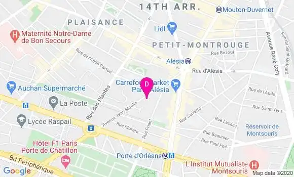 Localisation Brigitte Recipon