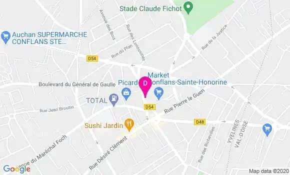 Localisation Elisabeth Hougrand