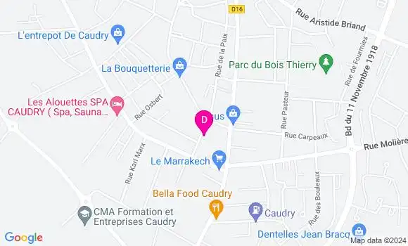 Localisation Julie Bonneville
