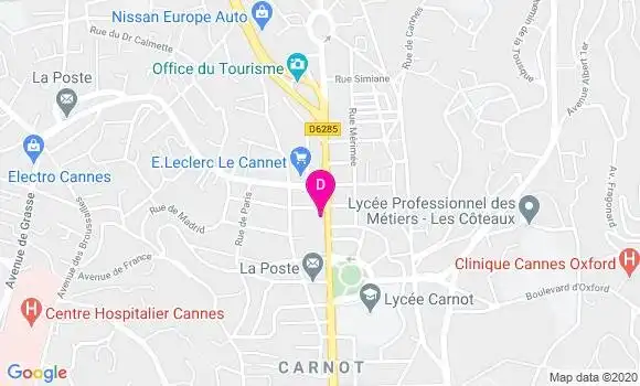 Localisation Elisabeth Domergue