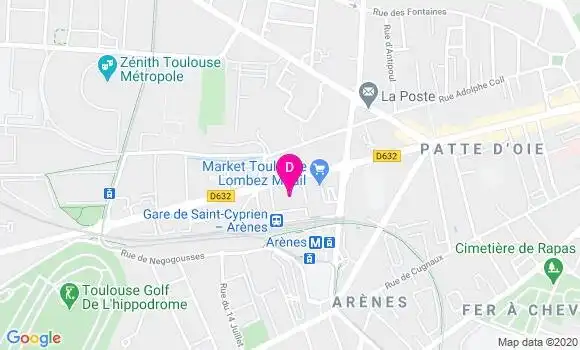Localisation Olympe Molinier